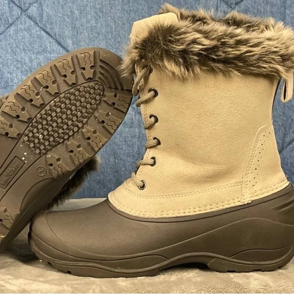 Northeast Outfitters Women's Wos Pac Winter Boots Sz 7 Ivory Thinsulate Gorpcore